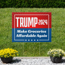 Donald Trump 2024 Groceries de Barato Cote Yard