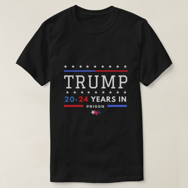 Donald Trump 20-24 Anos Na Prisão De T-Shirt Essen (Frente do Design)
