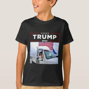 Donald Trump Anda em Camisa de Caminhão Garge Garg