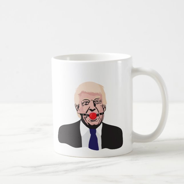 Donald Trump com uma bola da mordaça - caneca de (Direita)