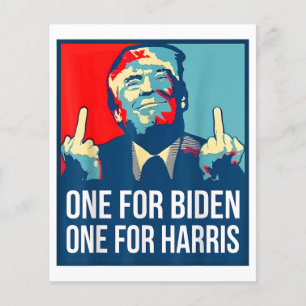 Donald Trump Dedo Médio Biden Harris América Re