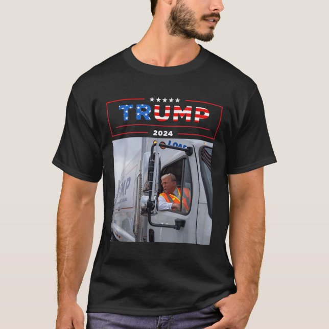 Donald Trump Dirige No Lixo De Camisas De Lixo (Frente)