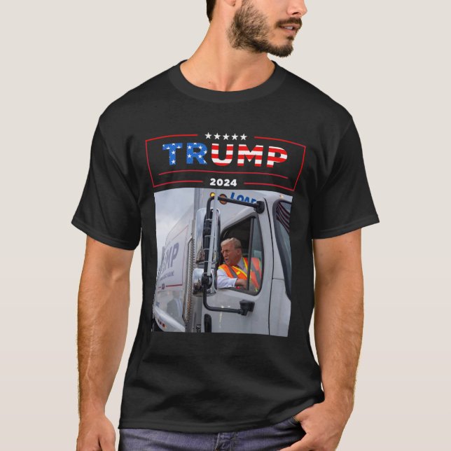 Donald Trump Dirige No Lixo De Camisas De Lixo (Frente)
