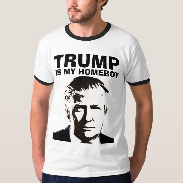 DONALD TRUMP É O MEU FICAR EM CASA T-SHIRTS 2020! (Frente)