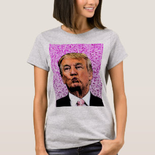 DONALD TRUMP GLITTER BISS T-SHIRTS DE ANIVERSÁRIO