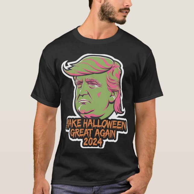 Donald Trump Halloween T-Shirt (Frente)