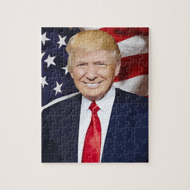 DONALD TRUMP HANDSOME PORTRAIT quebra-cabeça (Vertical)