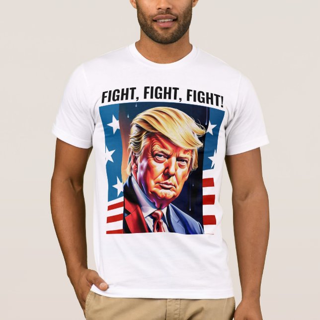 DONALD TRUMP, LUTE! T-SHIRTS 2024 (Frente)