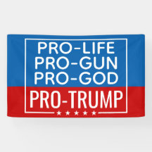 Donald Trump Pro-Life Pro-Gun Pro-God Pro-Trump