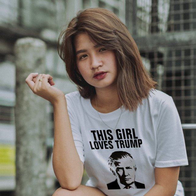 DONALD TRUMP T-shirts engraçadas, garotas (Criador carregado)