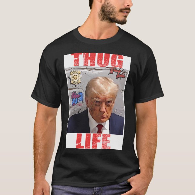 Donald Trump Thug Camisetas (Frente)
