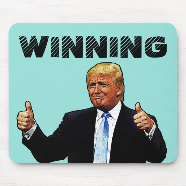DONALD TRUMP WINING MOUSE PAD (Frente)