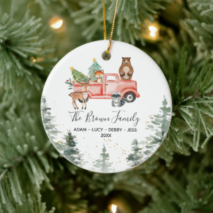 Donativo de Ornamento da Casa de Natal da Família