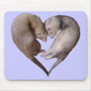 Doninhas Mousepad do sono