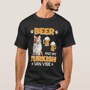 Dono de Gato CERVEJA E TURCO VAN VIBE Camiseta eng