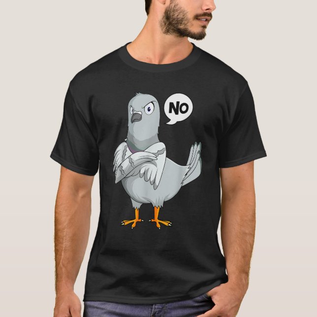 Dono de Pombo Homens Crianças Pombos T Camisa (Frente)