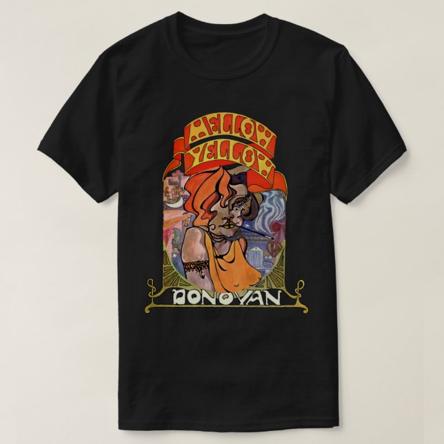 Donovan Mellow Yellow Classic T-Shirt (Frente do Design)