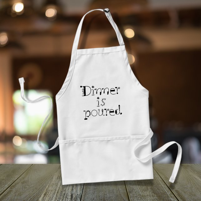 Dons de avental engraçados o humor cita ideias de  (A funny women's apron modern humor gift. A cute, humorous saying for the cook that prefers wine!)