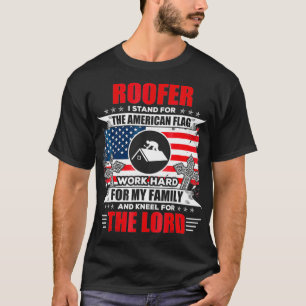 Dons engraçados de roofer para camiseta de tshirt