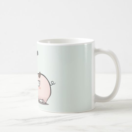 Don't mess with he pig caneca de café