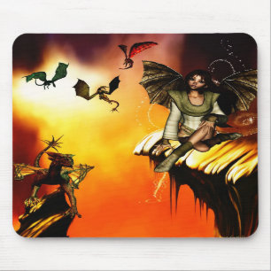 Donzela Mousepad do dragão