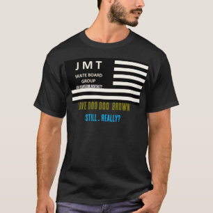 DOO BROWN Camiseta Básica Escura