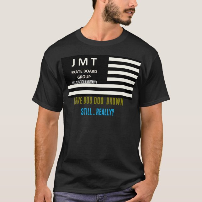 DOO BROWN Camiseta Básica Escura (Frente)
