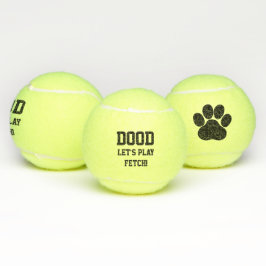 "Dood Vamos Play Fetch" Pet Dog Toy Black