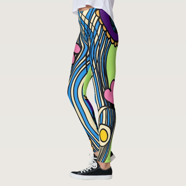 Doodle 1E Colors1 Leggings (Esquerda)