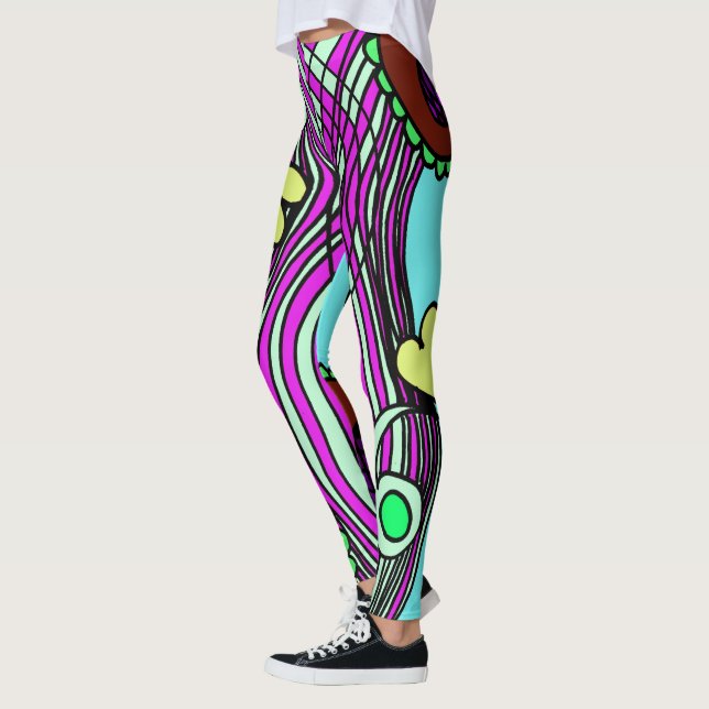 Doodle 1E Colors 3 Leggings (Esquerda)