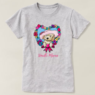 Doodle Mãe Cachorro Lover T-Shirt