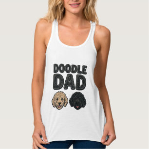Doodle Pai Camisa Vintage do Pai do Cão Design_1