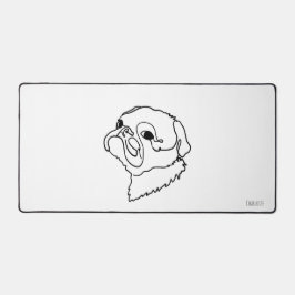 Doodle Pug Joy: Personalize com suas palavras