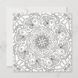 Doodles Felizes: Página de Coloração do outono