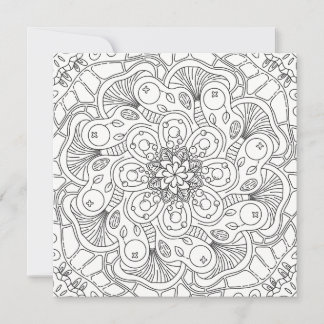 Doodles Felizes: Página de Coloração do outono