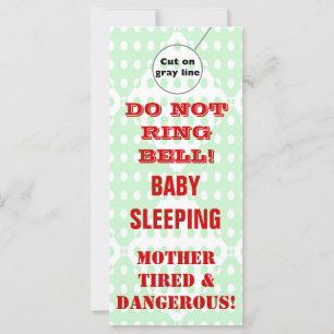 Doorhanger Doorhanger com Portas Bebê Dormentes