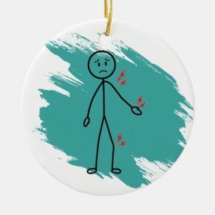 Dor Autoimune Humor Personalizado Enfeite Engraçad