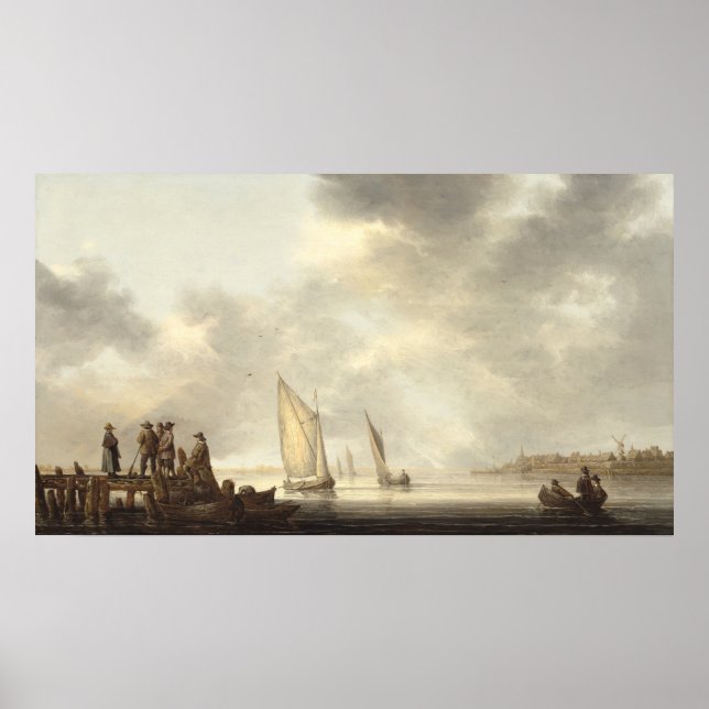 Dordrecht - Aelbert Cuyp Fine Art Poster (Frente)