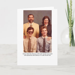Doris Wife e Mãe Cartão de Saudação