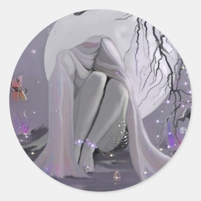 Dormir à Lua, adesivos (Frente)