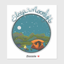 Dormir no adesivo à luz da Lua