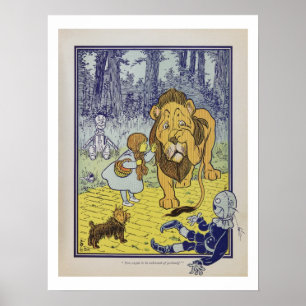 Dorothy encontra o Poster do Leão Cowardly