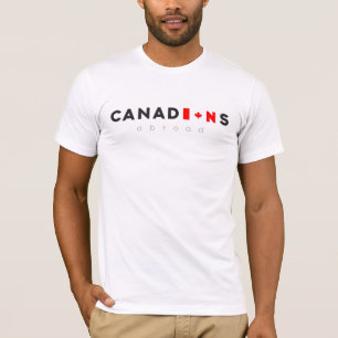 Dos canadenses t-shirt americano básico do roupa