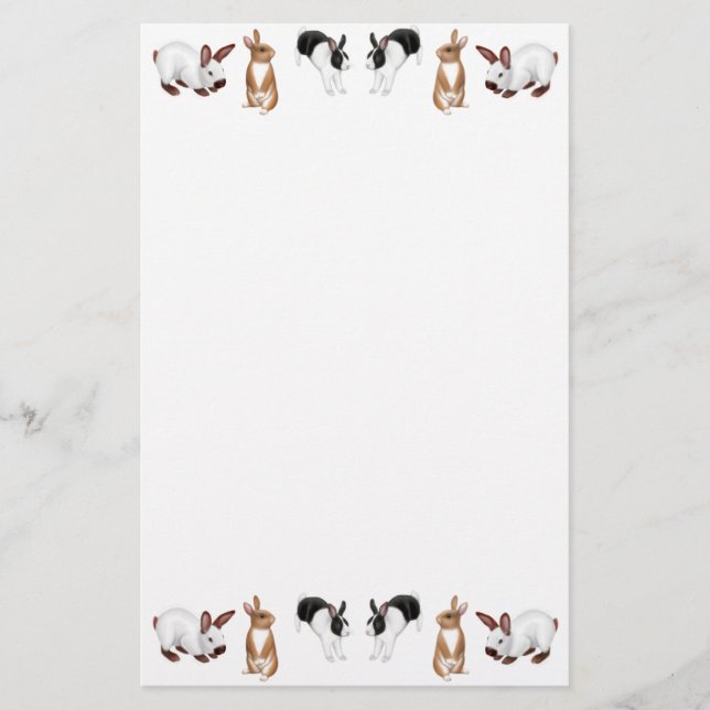 Dos coelhos artigos de papelaria abundante (Frente)