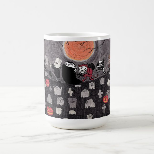 Dos Ghouls da noite caneca de café para fora (Centro)