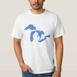 Dos grandes lagos t-shirt do valor apenas -