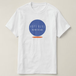 Dos homens azuis da economia do voto a camiseta