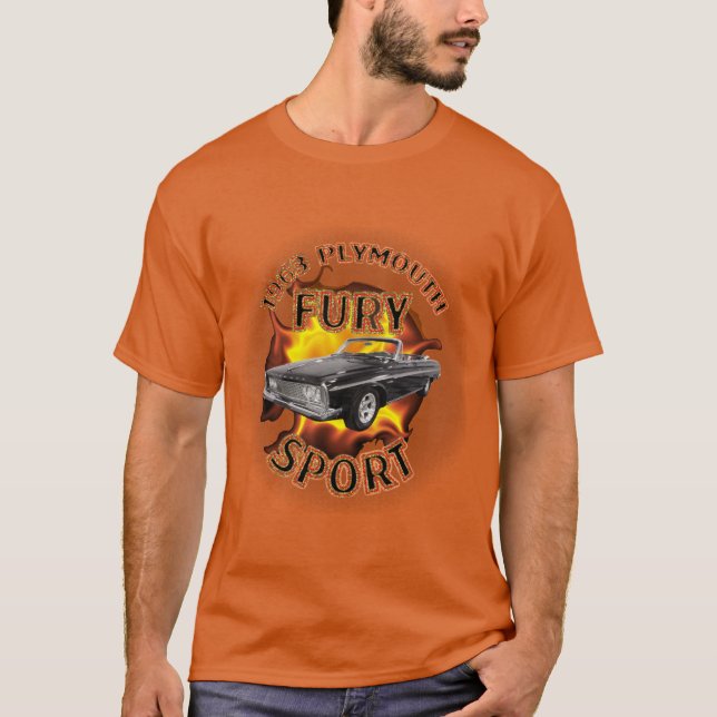 Dos homens de Plymouth da fúria camisa 1963 de (Frente)