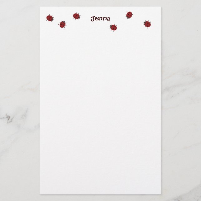 Dos joaninhas artigos de papelaria abundante para (Frente)