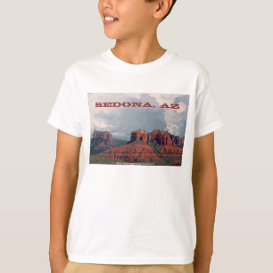 Dos miúdos vermelhos da rocha de Sedona a camisa